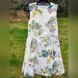 GAP Floral Sleeveless A-Line Dress 6